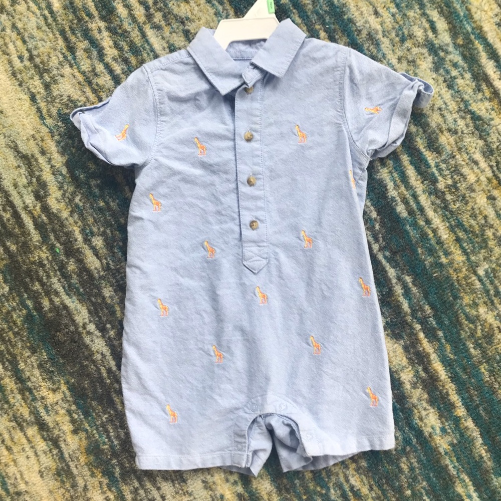 Janie and Jack 12-18 month giraffe romper